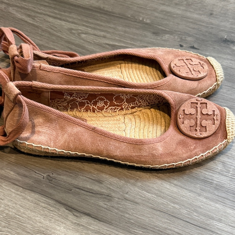 Tory Burch Blush Minni Ballet Espadrille Flats - Picture 8 of 11
